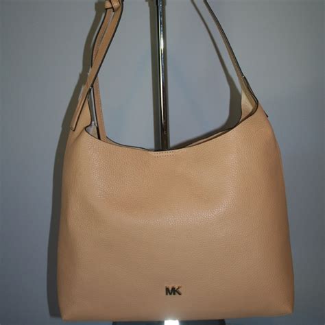 michael kors junie leather hobo butternut|Michael Michael Kors Junie Handbags & Bags for Women.